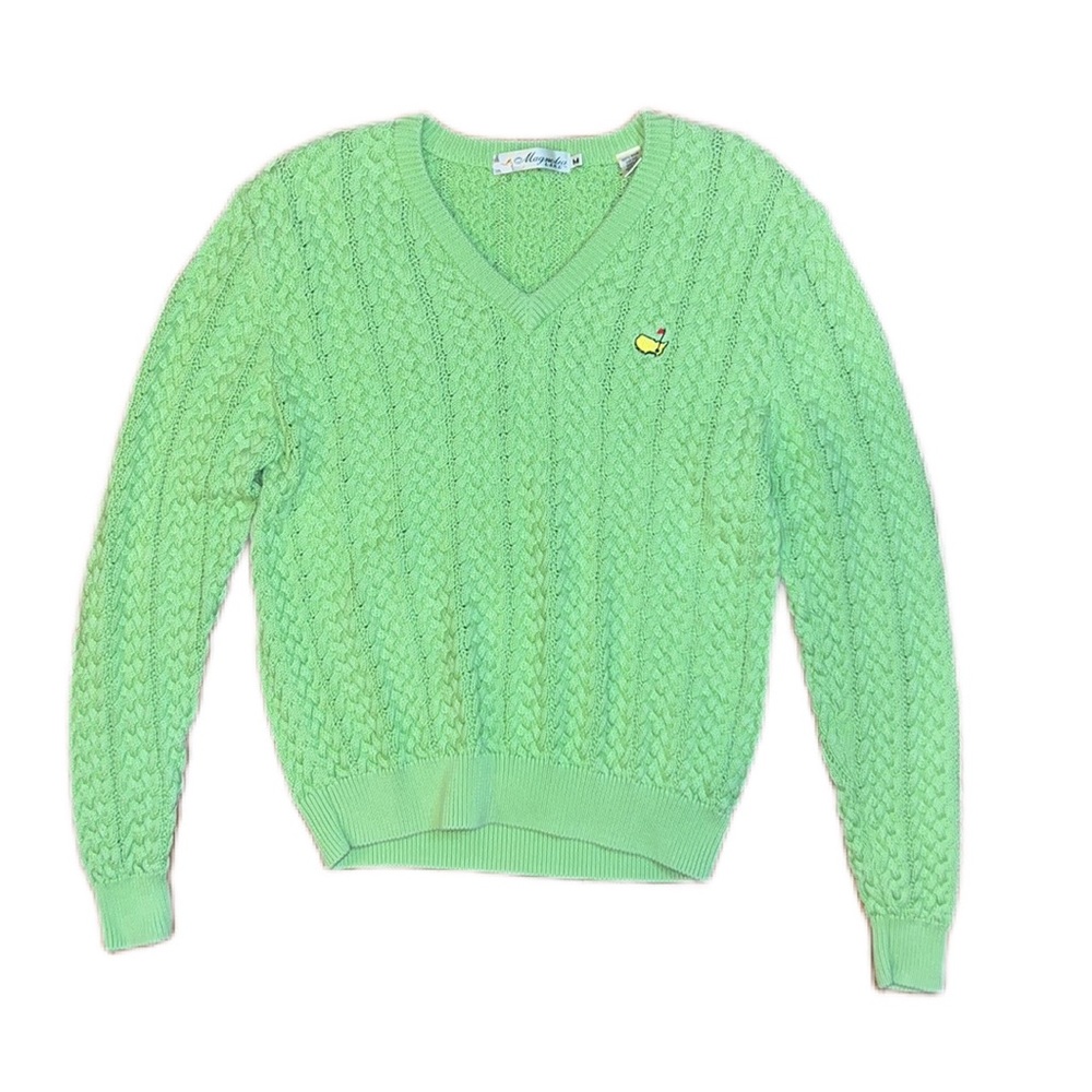 The Masters Magnolia Lane V-Neck Sweater, size Medium